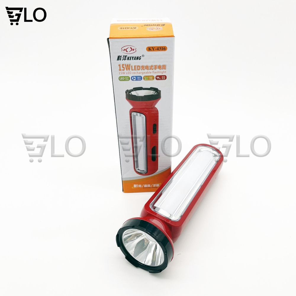 Đèn Pin 2 In 1 Kennede 4316 Mẫu Lớn Dùng Sạc 220v