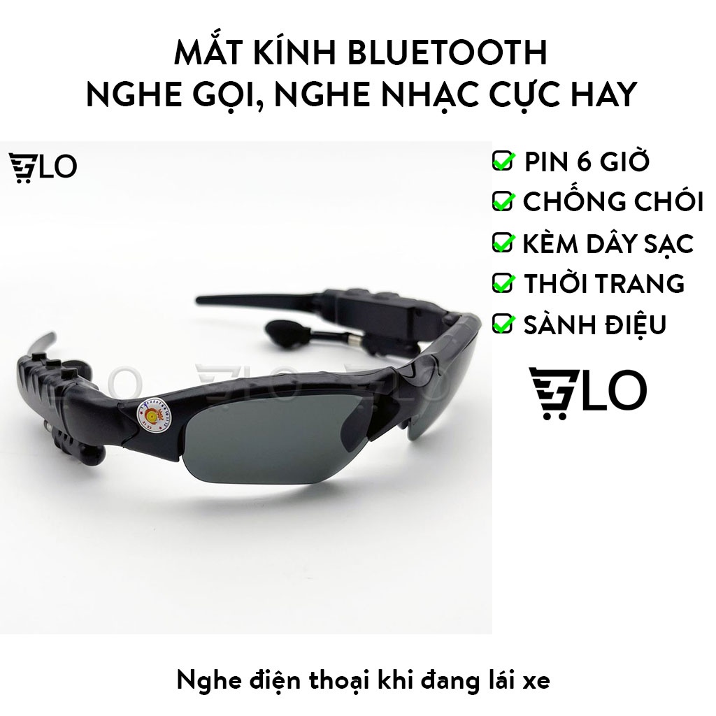 Mắt Kính Bluetooth Nghe Gọi, Nghe Nhạc Cực Hay