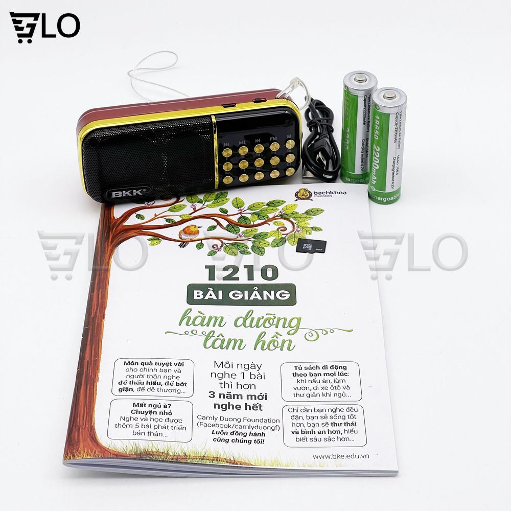 Loa Nghe Pháp, Kinh Phật, Tắm Ngôn Ngữ BKK K39 K51 B851 B851S, Nghe Thẻ Nhớ, USB, FM Radio, Có Jack Tai Nghe