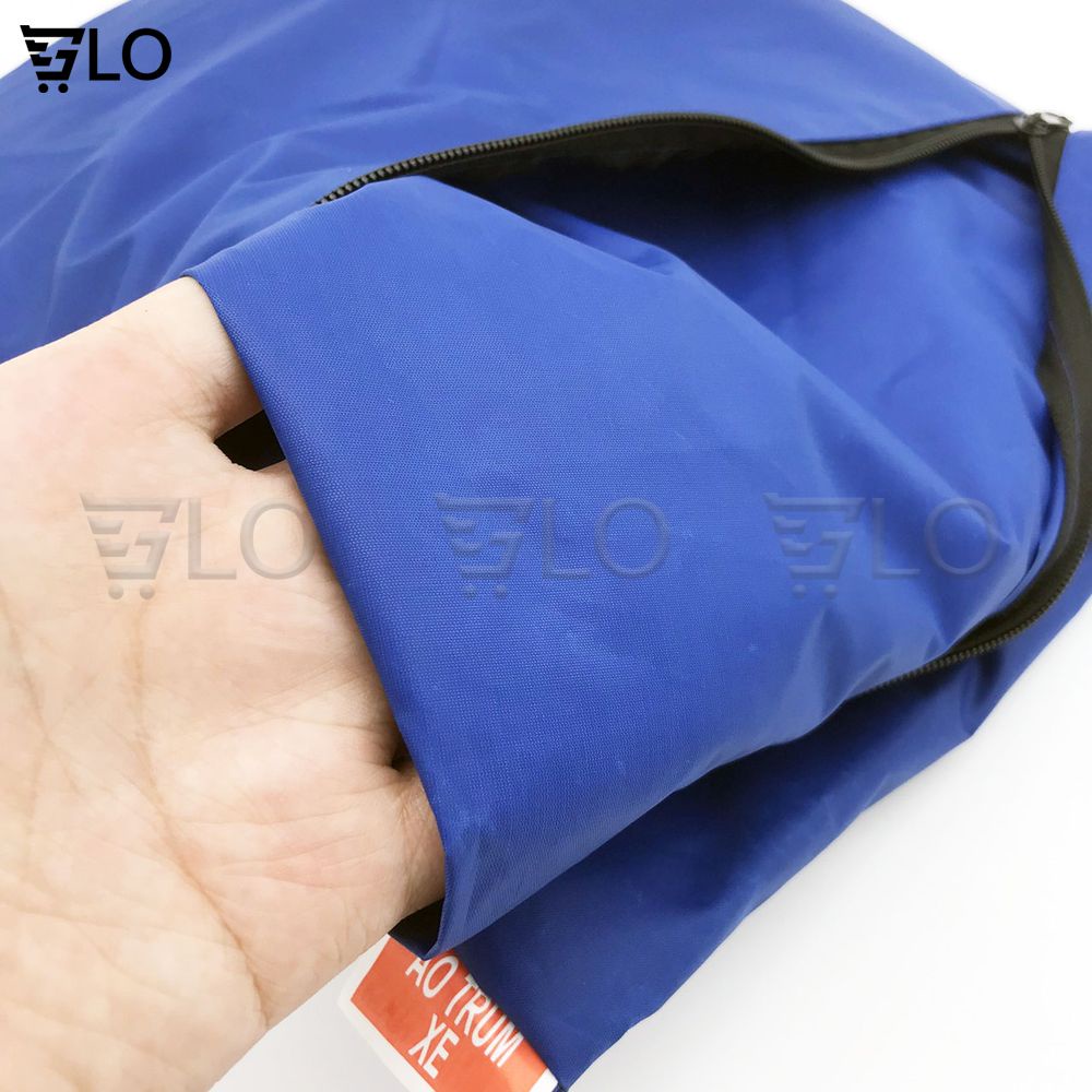 Áo Bạt Phủ Trùm Xe Máy Vải Dù Phủ PU Chống Thấm Tuyệt Đối