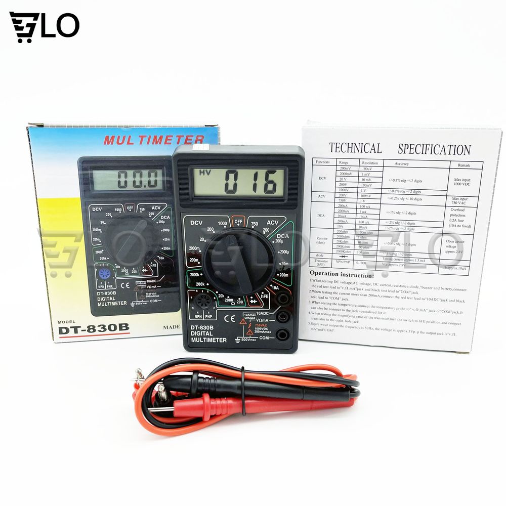 Đồng Hồ Đo Vom Cho Thợ Điện Tử DT-830B