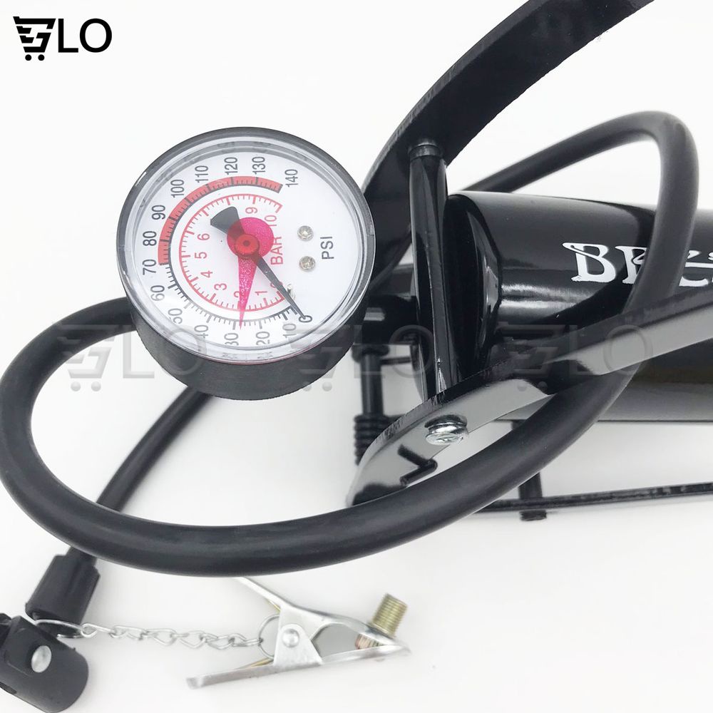 Bơm Đạp Chân Xe Máy 1 Ống Bee FP0902A Cho Xe Đạp, Xe Hơi Cao Cấp