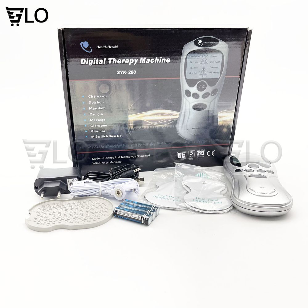 Máy Massage Trị Liệu 4 Miếng Dán EMS Dòng Cao Cấp Digital Therapy Machine SYK-208