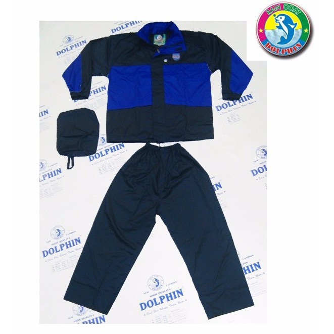Áo mưa bộ 2 lớp Dolphin G1 thời trang