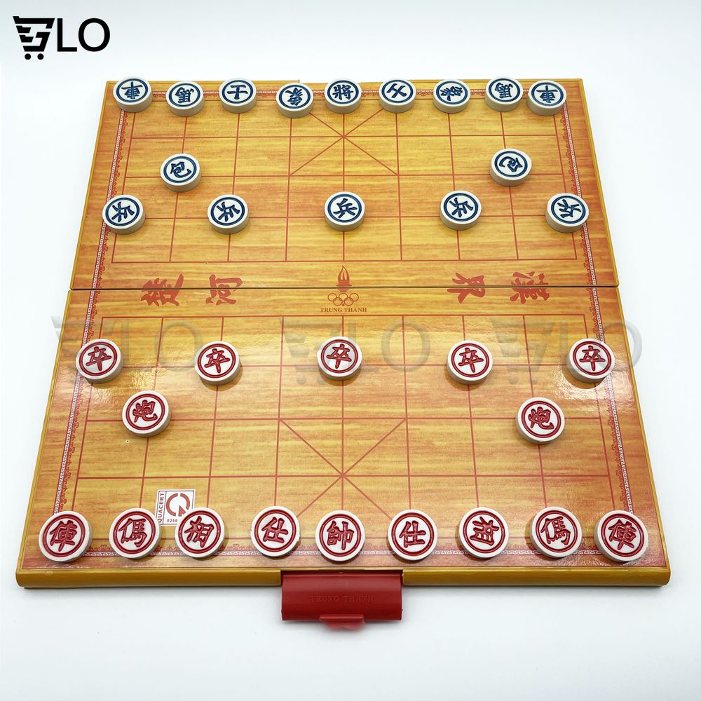 Cờ Tướng Có Bàn Cờ Nhựa Loại Lớn Kích Thước 42x42cm