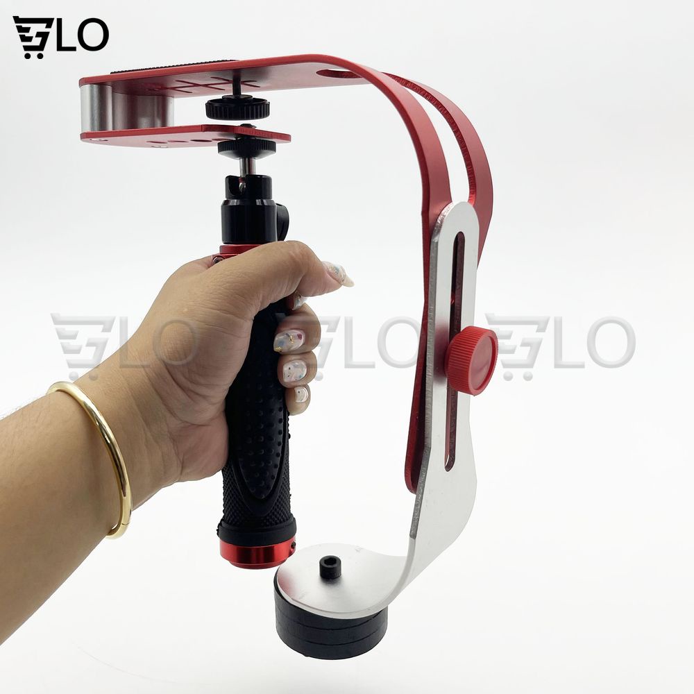 Kẹp Gimbal Quay Phim Chống Rung, Tay Cầm Điện Thoại, Máy Ảnh
