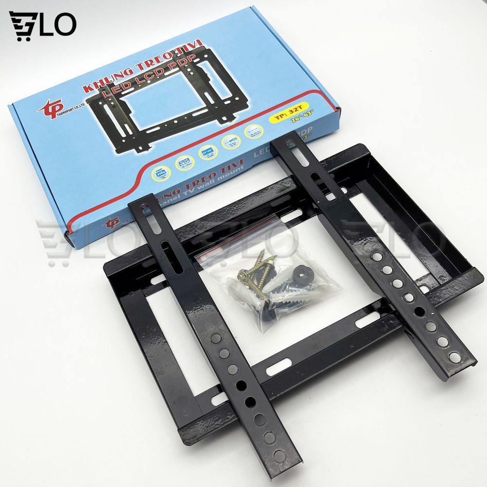 Khung Treo Tivi Thẳng Treo Sát Tường Bản 32inch (24-42inch)
