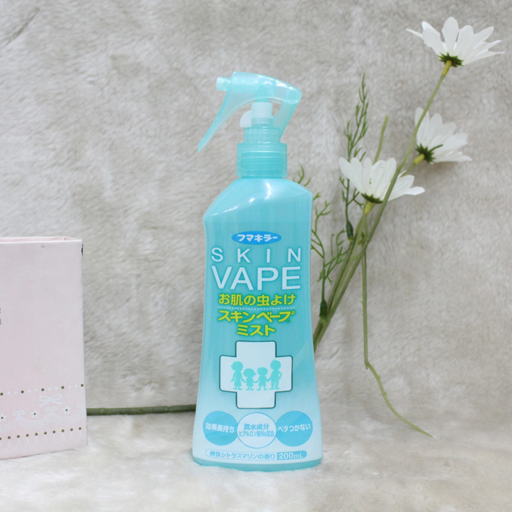 Xịt muỗi, xịt côn trùng Skin Vape an toàn cho trẻ nhỏ 200ml
