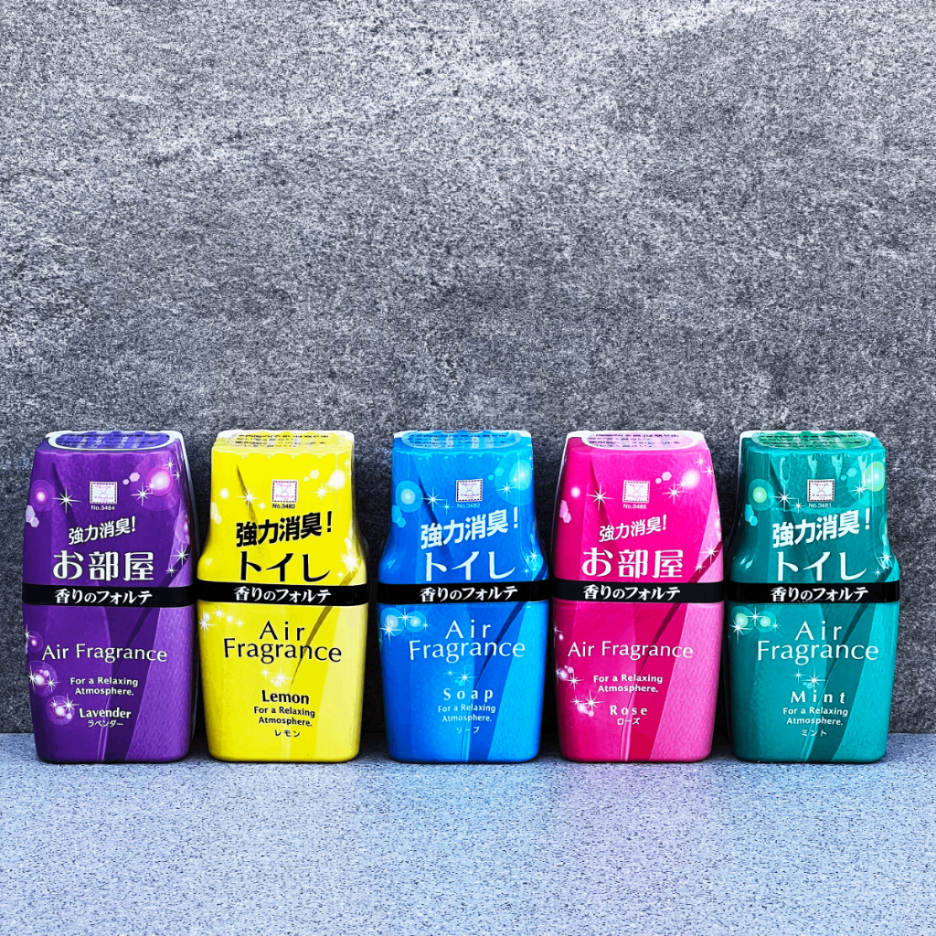 Hộp sáp thơm Air Fragrance khử mùi, thơm phòng, bay mùi toilet chiết xuất tinh dầu 200ml 6 mùi hương