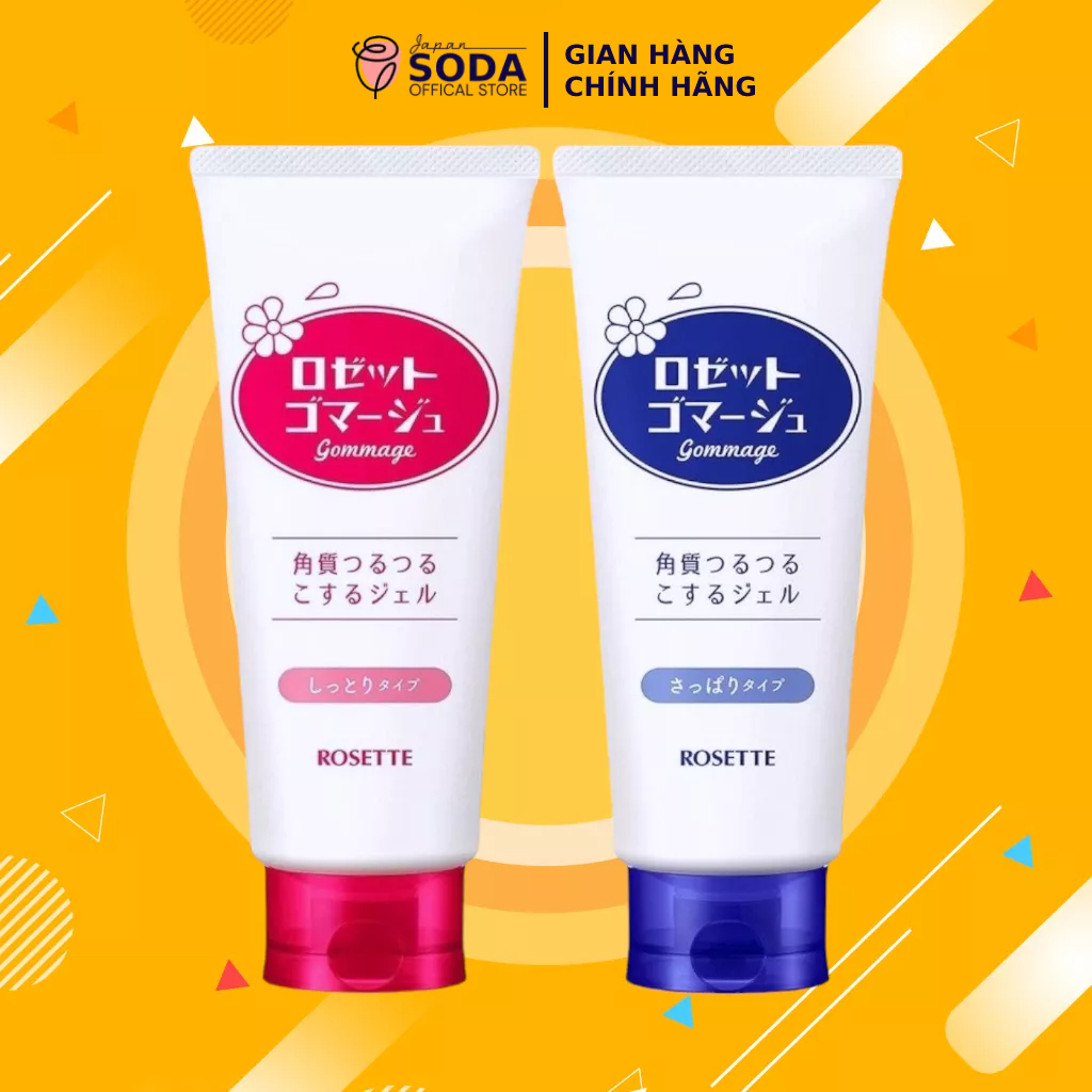Tẩy da chết Rosette dành cho da khô, da thường, da nhạy cảm, da dầu type 120g