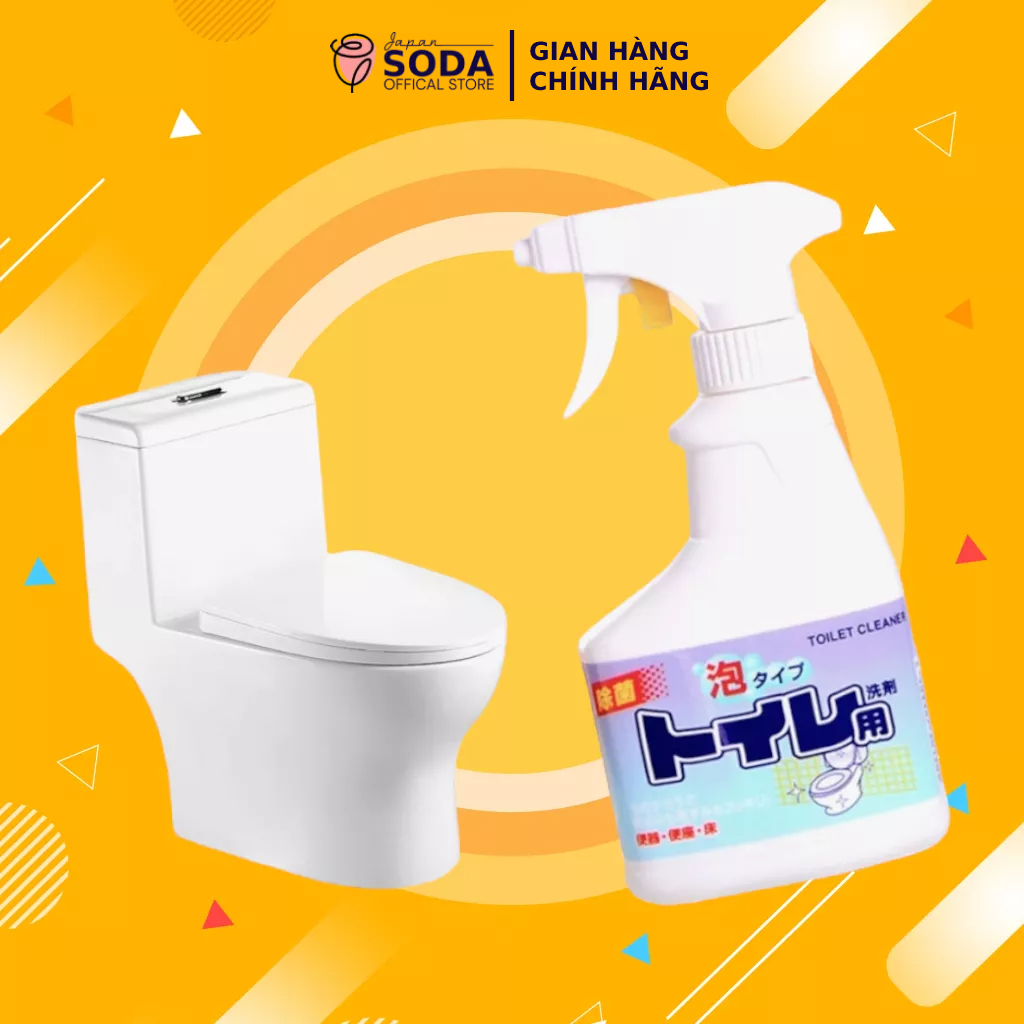 Chai xịt Rocket vệ sinh bồn cầu tẩy mạnh, trắng sáng, 300ml