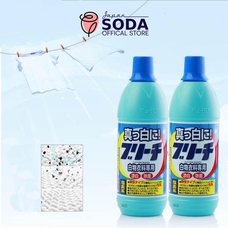 Nước tẩy quần áo Rocket gặt tay, giặt máy 600ml