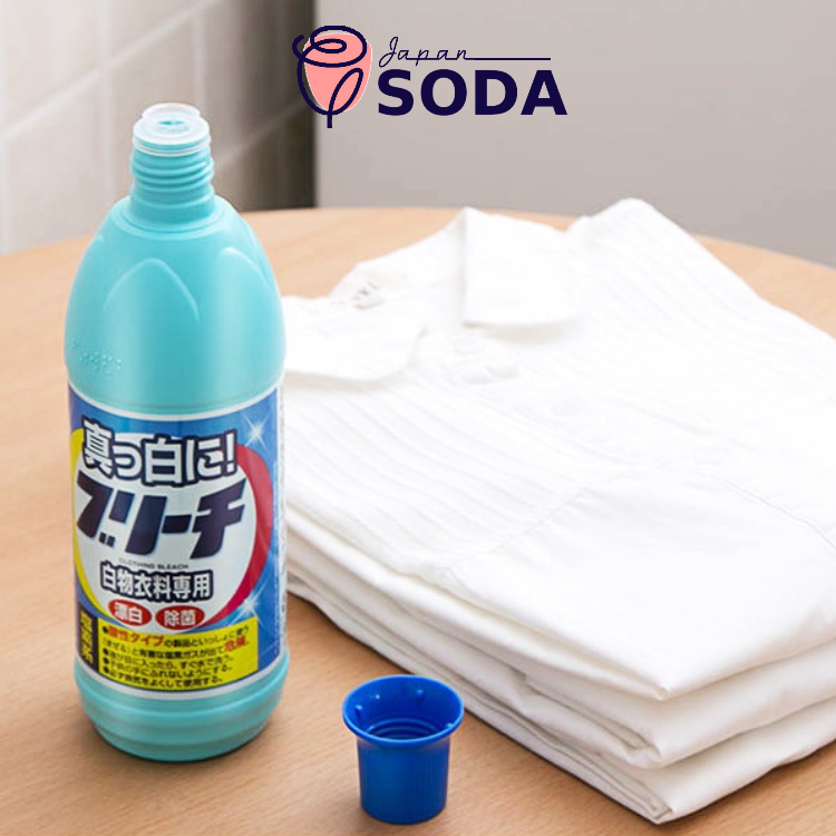 Nước tẩy quần áo Rocket gặt tay, giặt máy 600ml