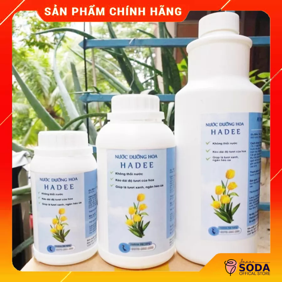 Nước dưỡng hoa Hadee giúp hoa cắm tươi lâu, Dung dịch đậm đặc dạng pha