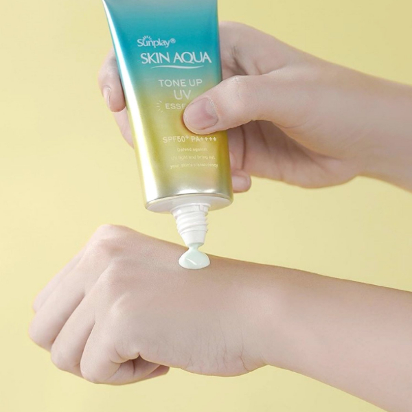 Kem chống nắng Skin Aqua Tone up UV SPF 50++++ 80g nâng tone trắng da