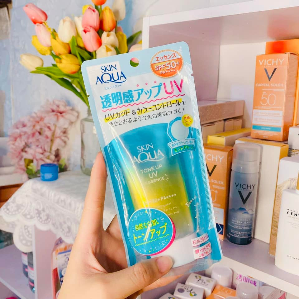 Kem chống nắng Skin Aqua Tone up UV SPF 50++++ 80g nâng tone trắng da