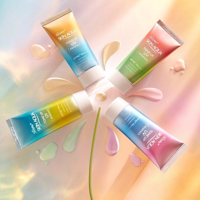 Kem chống nắng Skin Aqua Tone up UV SPF 50++++ 80g nâng tone trắng da