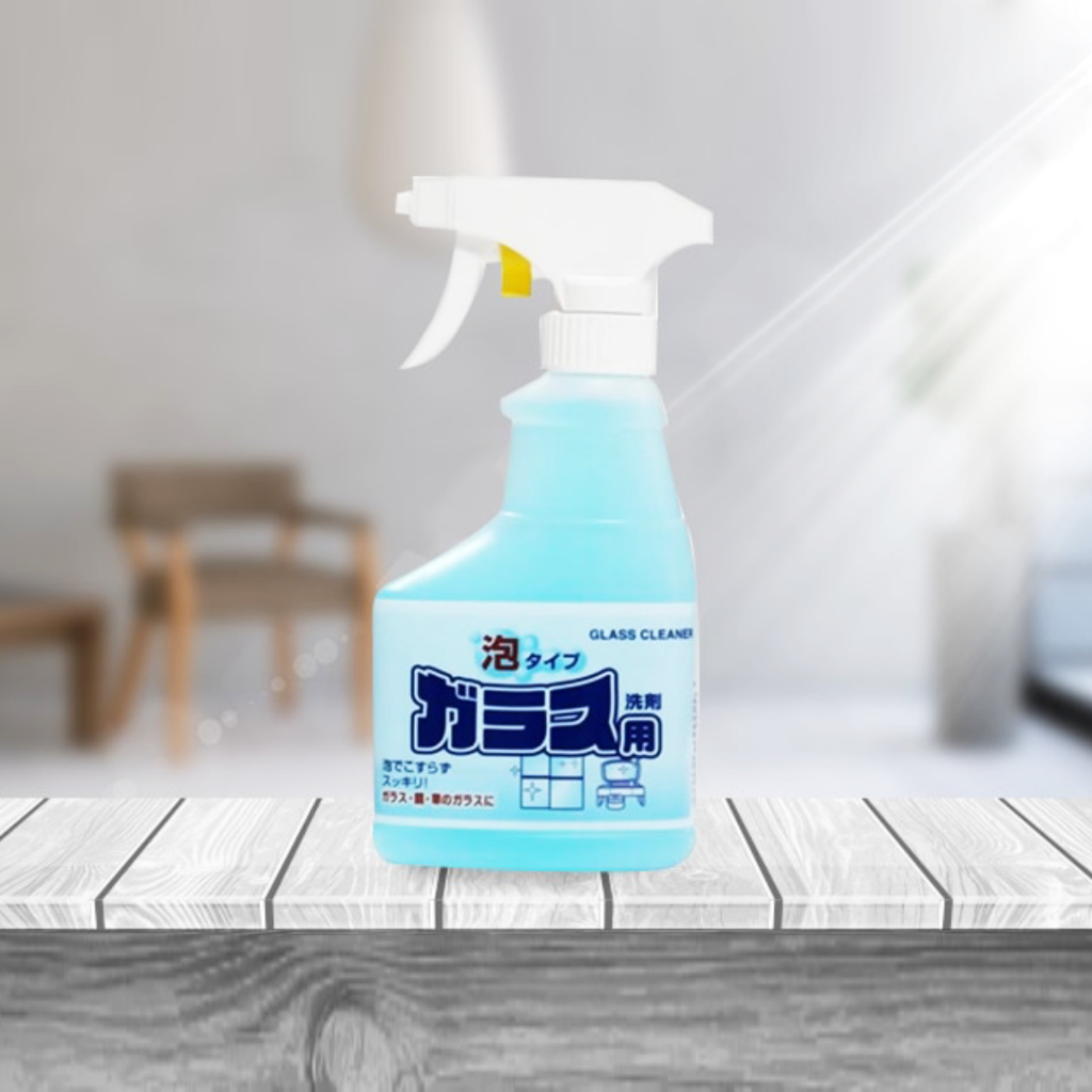 Chai xịt kính Rocket vệ sinh kính, rửa kính, lau gương siêu sạch trong 300ml