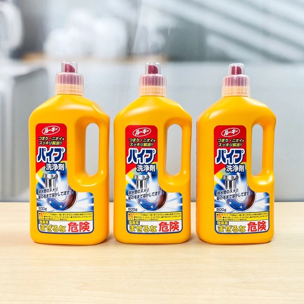 Chai thông tắc đường ống nước loại to 800g Rocket Nhật Bản