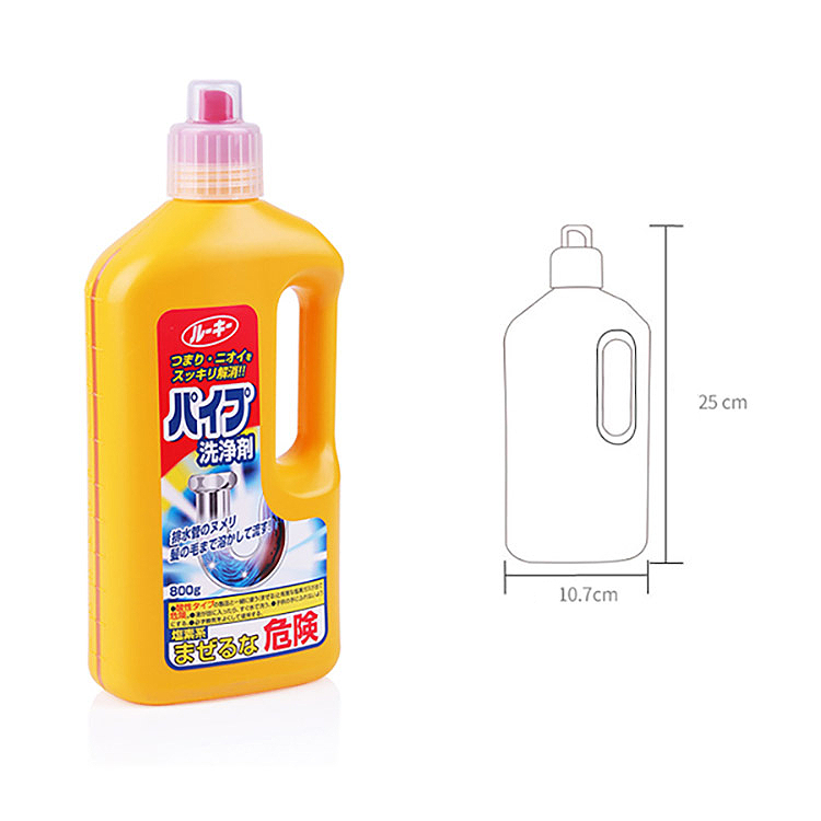 Chai thông tắc đường ống nước loại to 800g Rocket Nhật Bản