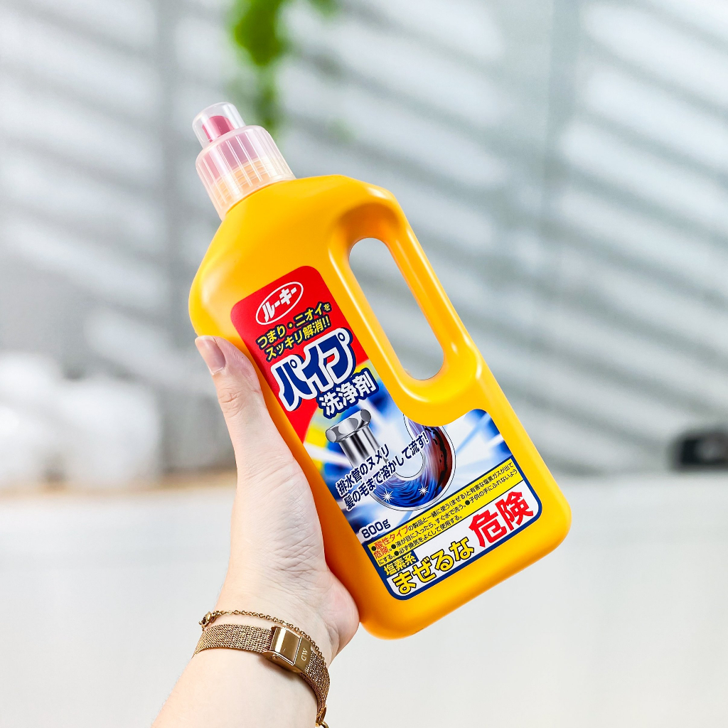 Chai thông tắc đường ống nước loại to 800g Rocket Nhật Bản