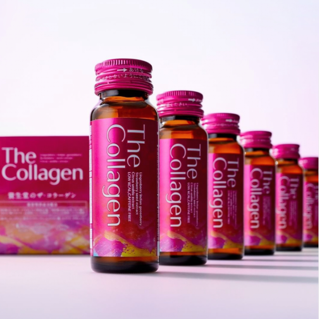 Nước uống The Collagen SHISEIDO hỗ trợ giảm lão hóa da, mượt tóc, bóng móng tay hộp 10 lọ