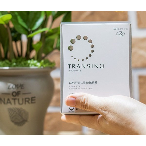 Viên uống trắng da Transino giảm nám thàn nhan 240 viên