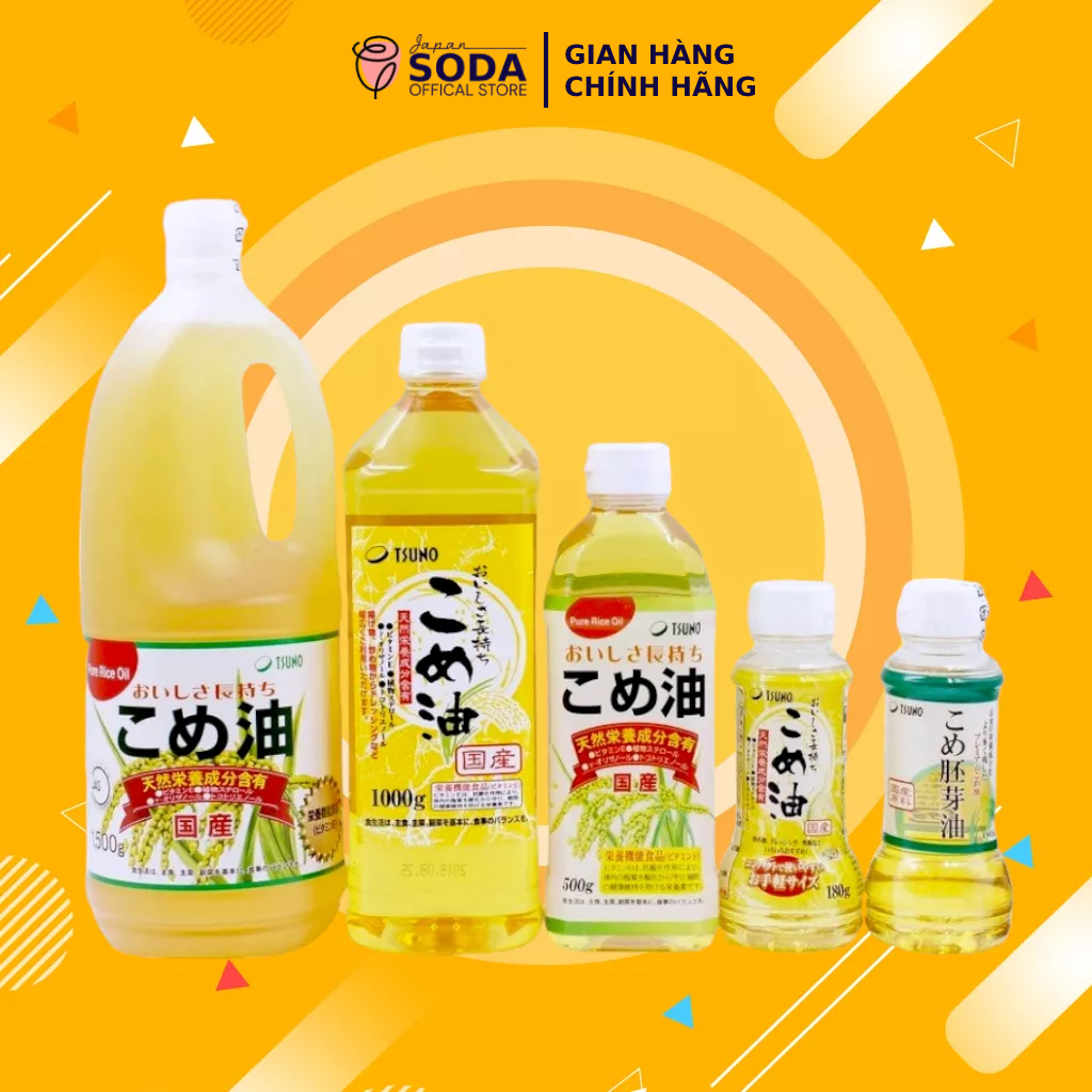 Dầu gạo ăn dặm Tsuno cao cấp giúp bé ăn dặm ngon miệng hơn