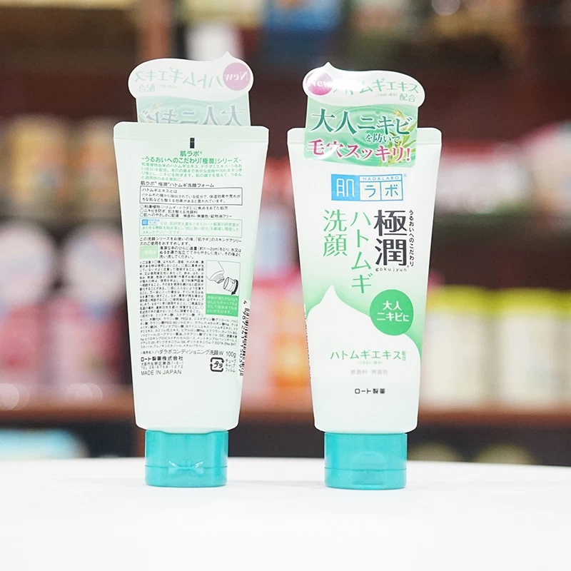 Sửa rửa mặt Hada Labo tạo bọt, thư giãn tupe 160ml