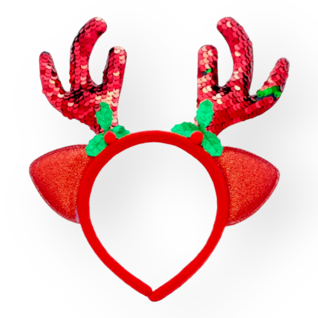 Cài tóc bờm tóc Noel kẹp tóc giáng sinh, bờm giáng sinh sừng tuần lộc dễ thương cho bé 6 mẫu