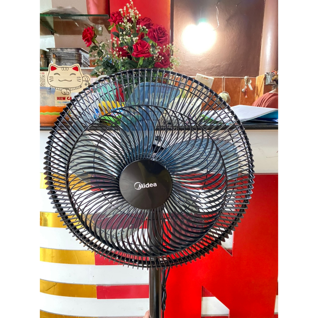 Quạt điện đứng cao cấp Midea FS40-15Q.FS40-15QR Điều khiển từ xa. Quạt đứng Toshiba, HÀNG CHÍNH HÃNG