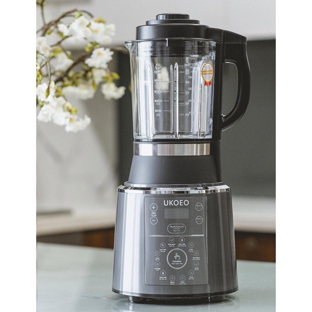 Máy Làm Sữa Hạt UKOEO PR5 Plus, Máy Làm Sữa Hạt UKOEO PR5S - Nắp INOX- Bảo Hành 12 Tháng