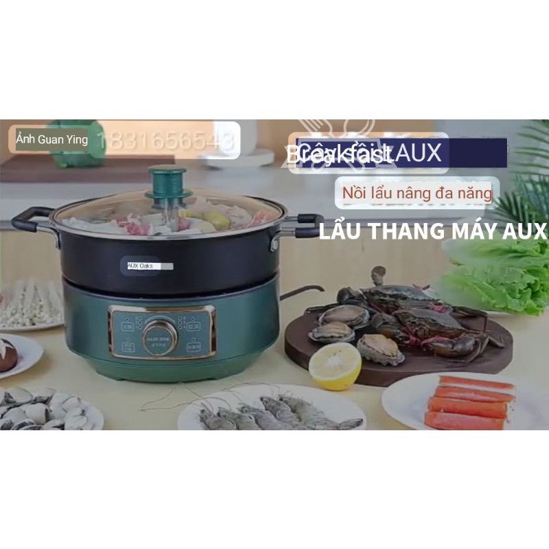 [SẴN HÀNG] LẨU THANG MÁY AUX 5L NỒI LẨU ĐA NĂNG THÔNG MINH.