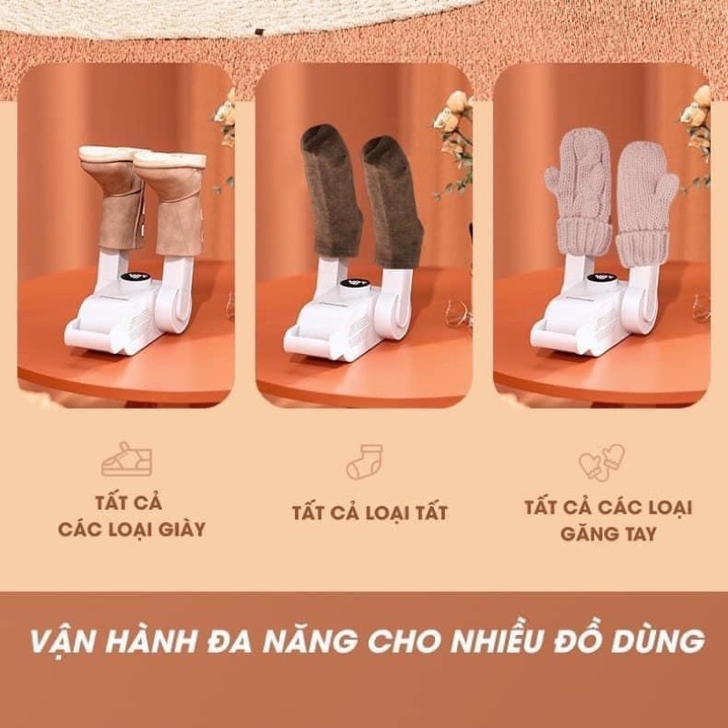 Máy Sấy Giày CHANGHONG, Làm Khô Khử Mùi Hôi Tất Vớ, Diệt Vi Khuẩn bằng tia UV Cho Giày Của Bạn, Siêu Nhanh Khô - T7072