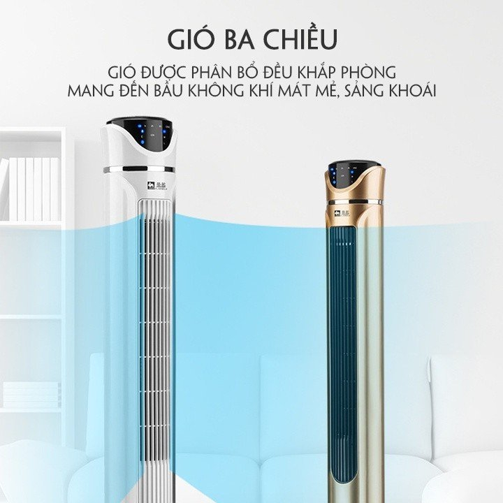 Quạt tháp không cánh Camel tích hợp chế độ cung cấp ion âm, lọc không khí