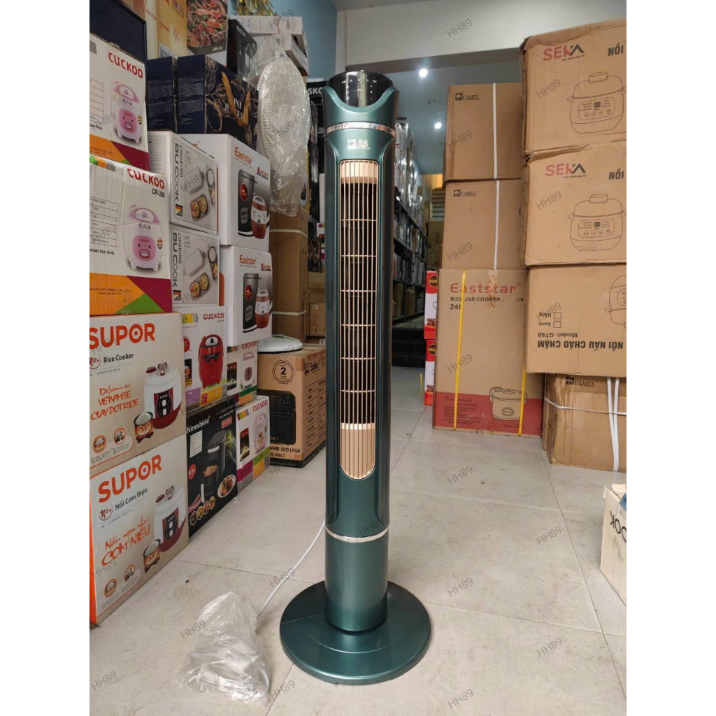 Quạt tháp không cánh Camel tích hợp chế độ cung cấp ion âm, lọc không khí