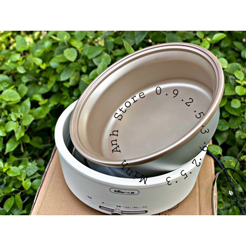 Nồi lẩu điện đa năng,nồi lẩu rời,nướng, chiên, xào, nấu canh chính hãng Bear dung tích 5 L/ 6L model DHG-C60J5..