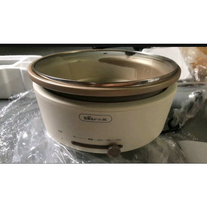 ( CÓ SẴN) Nồi lẩu điện đa năng chính hãng Bear dung tích 6 L- 5L model DHG-P50F1