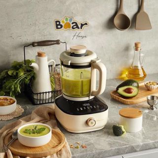 Máy Làm Sữa Đậu Nành BEAR PBJ-B06W1 / PBJ-B06K8 Chống Ồn Xanh/Trắng Chính Hãng-Bảo Hành 12 Tháng