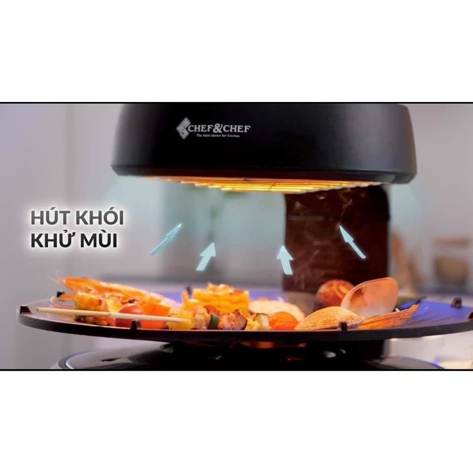 Bếp điện nướng Chef&Chef BBQ không khói Hàn Quốc