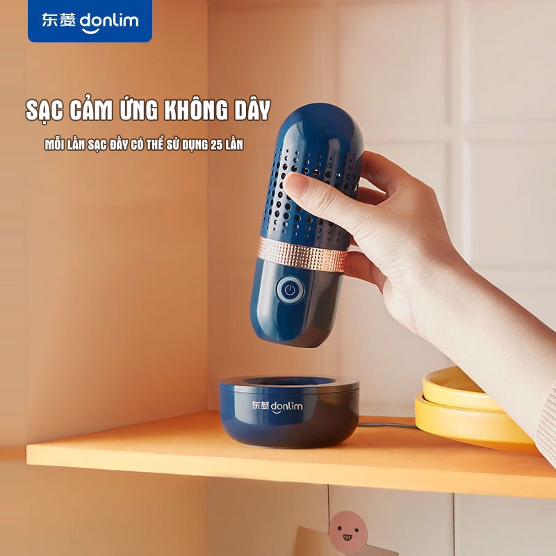 CHÍNH HÃNG DOLIM ] Máy tiệt trùng hoa quả Donlim, máy rửa rau tự động không dây sử dụng cho gia đình