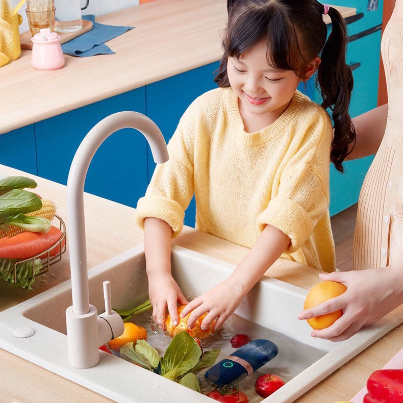 CHÍNH HÃNG DOLIM ] Máy tiệt trùng hoa quả Donlim, máy rửa rau tự động không dây sử dụng cho gia đình