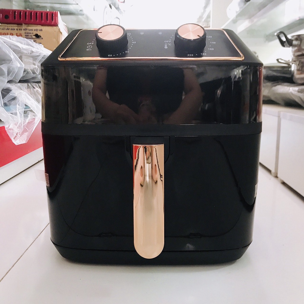 NỒI CHIÊN KHÔNG DẦU 12 l-12,5 l - KB-8001M (nồi điện tử).