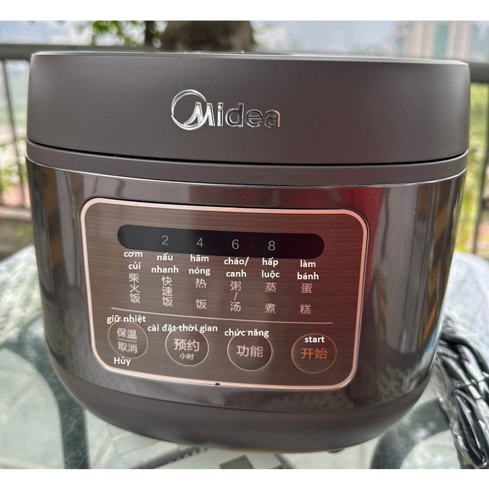 Nồi cơm điện tử Media 5L, lòng nồi 5 lớp, chống dính cao cấp