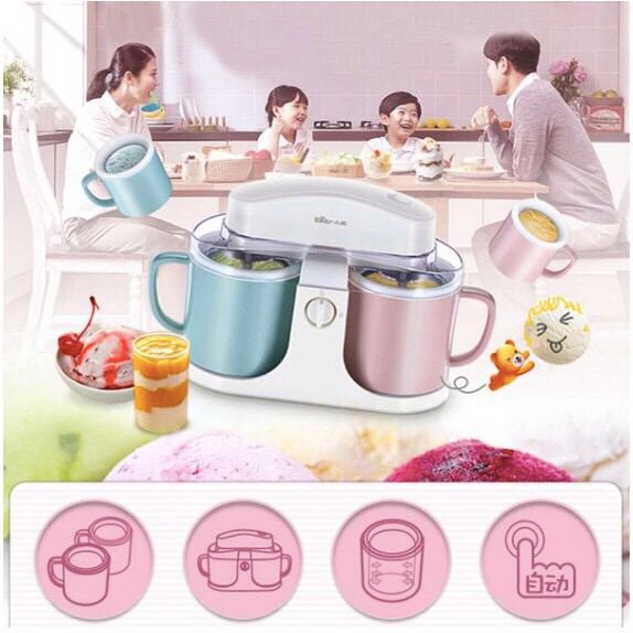 Máy làm kem mini 1Lít Bear hang cao cap -chat luong tuyet voi