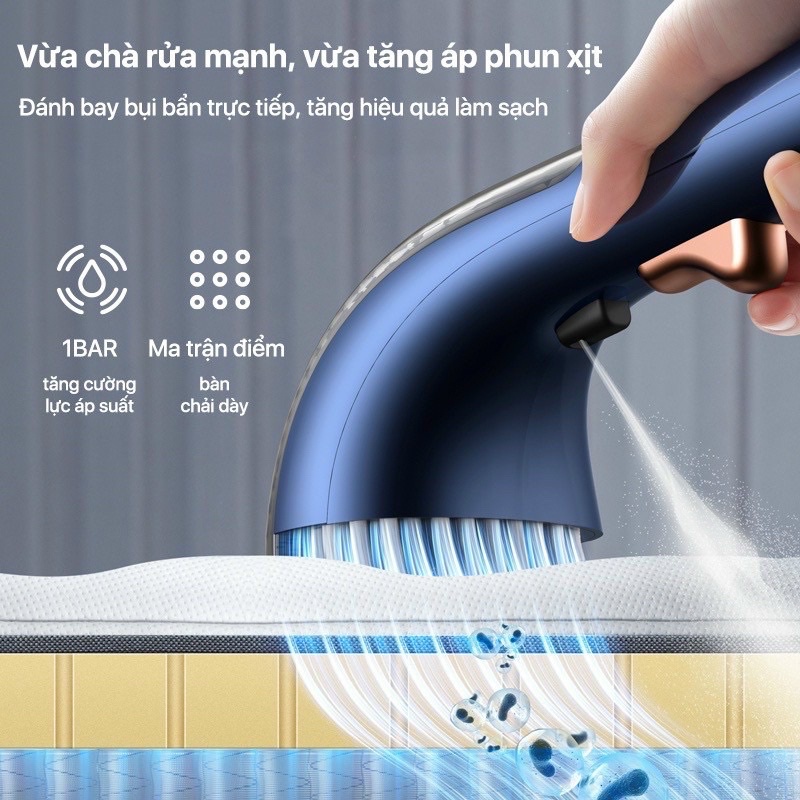 [Kèm 5 Đầu Hút ]Máy Hút/máy giặt Sofa Deerma BY200 ( kèm 2 chai nước giặt) giặt thảm, sofa vải, rèm.