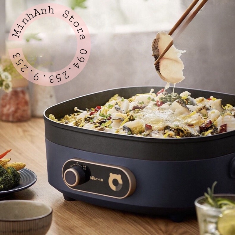 [Chính hãng] Nồi lẩu điện đa năng chống dính BEAR 7L/ DHG - P70B1 cao cấp bảo hành 12 tháng