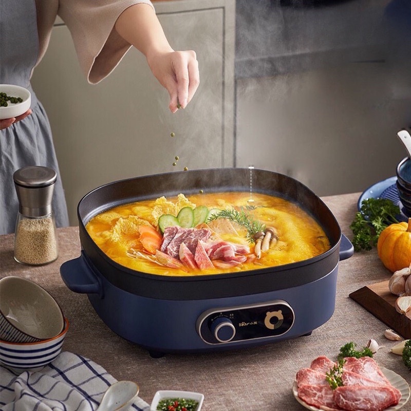 [Chính hãng] Nồi lẩu điện đa năng chống dính BEAR 7L/ DHG - P70B1 cao cấp bảo hành 12 tháng