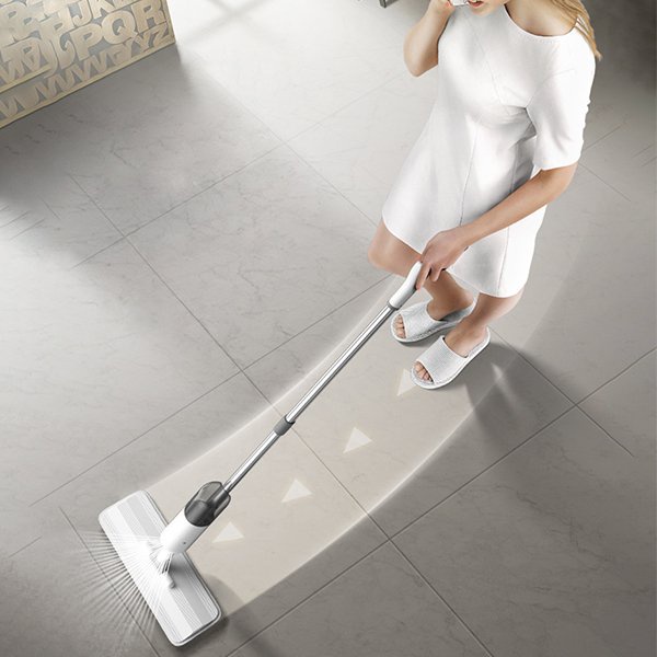 Cây lau nhà phun sương đa năng SAMONO SCM001 đầu xoay 360 độ linh hoạt - hai chế độ lau khô ướt - Bảo hành chính hãng