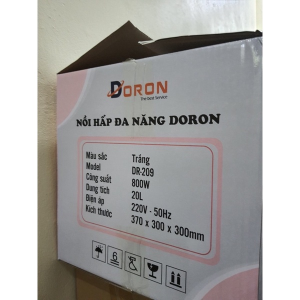 Nồi hấp đa năng 3 tầng Donron dung tích 20L-Hàng có sẵn-Bh 12 tháng